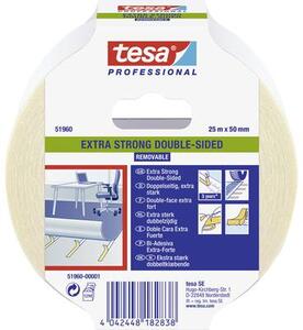 Tesa EXTRA STRONG (51960-00001-11) Fektető szalag ® Professional Átlátszó (H x Sz) 25 m x 50 mm 1 db