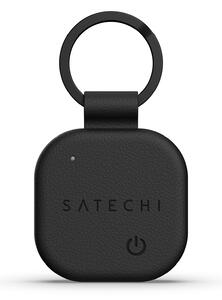 SATECHI Vegán bőr FindAll™ kulcstartó fekete