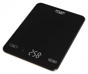 Adler AD 3177b Digitális konyhai mérleg - Fekete