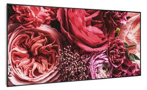 Klarstein Wonderwall Air Art Smart, infravörös hősugárzó, 120 x 60 cm, 700 W, virág