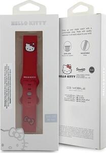 Hello Kitty Univerzális Óra szíj Szilikon 20mm - Piros