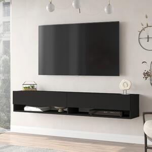 TV-állvány Laitila 180 x 31,5 x 29,5 cm fekete