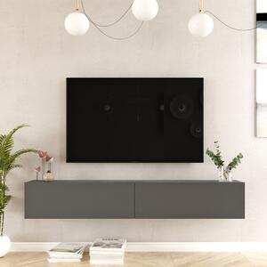 TV-állvány Lapinlahti 29,5 x 180 x 31,5 cm betonszínű / antracit