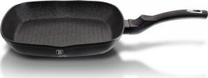 BerlingerHaus BH/1846 Black Silver Collection Grill Serpenyő - 28 cm, Ezüst