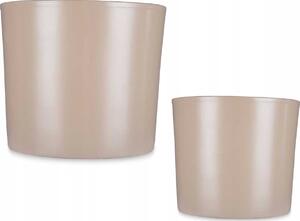 Ibergarden Doniczki ceramiczne MINIMAL, 2 sztuki, Ø 22 cm i Ø 27 cm
