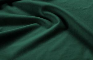Zöld bársony fotel MICADONI JADE 160 cm, jobb