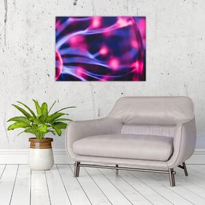 Absztrakt lila kép (70x50 cm)
