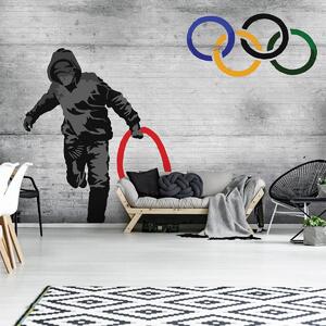 Fotótapéta - Olimpiai gyűrűk (152,5x104 cm)