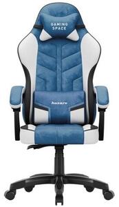 Gamer Szék, Forgó, Ergonómikus, Kék