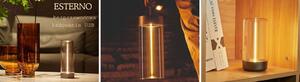 Lampa stołowa Zumaline Lampa stołowa LED Zuma Line Esterno 1x0,5W 2700K IP54 55lm czarna 1001