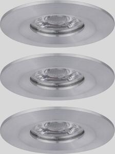 Paulmann EBL Nova mini Coin LED-es beépíthető lámpa 3 részes készlet LED 4 W Alumínium (94305)