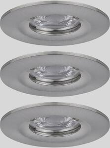 Paulmann EBL Nova mini Coin LED-es beépíthető lámpa 3 részes készlet 4 W Vas (94301)