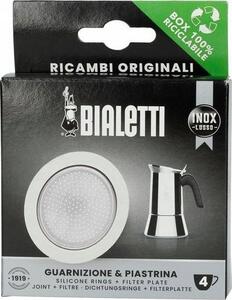 Bialetti Szilikon Tömítés 1db + Szűrő 1db 4 Adag 800411