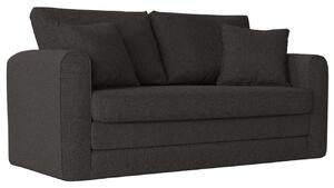 Sötétszürke szövet kétszemélyes kanapéágy MICADONI LIDO 158 cm II