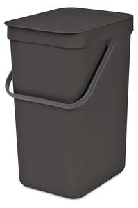 Brabantia Sort & Go 16 literes hulladékgyűjtő szemetes - Sötétszürke