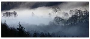 A köd képe az erdő felett (120x50 cm)