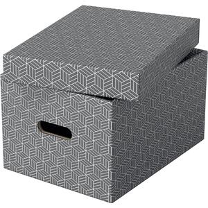 Esselte Home tárolódoboz M-es méret 3db szürke (628283)