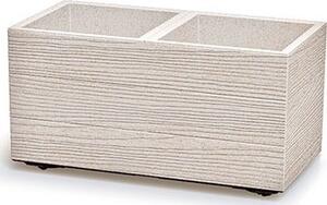 Virágcserep Prosperplast MADERA CASE eco fa 57,7 cm fehér eco