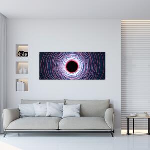 A kör absztrakció képe (120x50 cm)