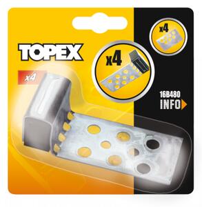 TOPEX 16B480 Mágneses Csempe Tartó Készlet