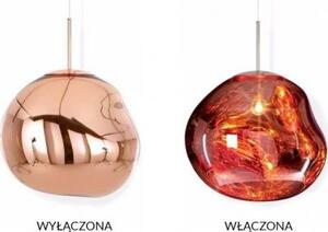 MOOSEE Fusion 20 Függőlámpa Akril Réz Olvasztott Üveggömb