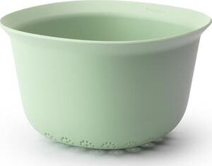 BRABANTIA Tasty+ Bake & Mix. Colander szűrőedény. 2.4 liter. kiöntőperemmel. egymásba rakható. műanyag. jáde zöld - 122200
