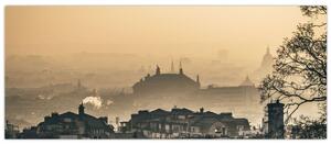 Kép - Város köd alatt (120x50 cm)