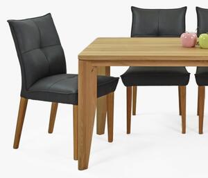 Szett kényelmes szék és asztal 140 x 80 masszív tölgy