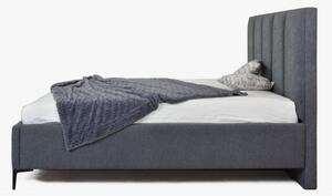 Kárpitozott ágy 180 cm lábakon tárolóhellyel