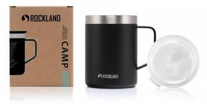 Rockland Camp Mug 0.35 L - Stainless Steel, Vacuum, with Tritan Lid, Black