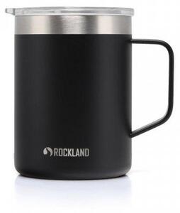 Rockland Camp Mug 0.35 L - Stainless Steel, Vacuum, with Tritan Lid, Black