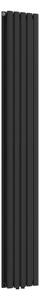 Kétrétegű design csőradiátor Nore fekete 180x30cm, 1122W