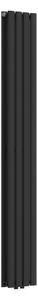 Kétrétegű design csőradiátor Nore fekete 160x24cm, 812W