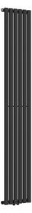 Egyrétegű design csőradiátor Nore fekete 180x36cm, 707W