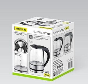 Maestro MR-062 elektromos vízforraló 1,2L fekete