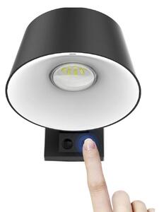 Sygonix Napelemes kültéri fali lámpa mozgásjelzővel LED Fixen beépített LED-es 10 W Antracit szürke (SY-5801972)