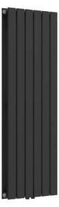 Kétrétegű design radiátor Nore fekete 120x45cm, 1140W