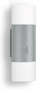 Steinel LED AUSSENLEUCHTE L 910 S SI 576219 LED-es kültéri fali lámpa mozgásérzékelővel LED Nélkül 9.8 W Ezüst