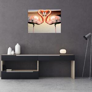 Kép - két flamingó (70x50 cm)
