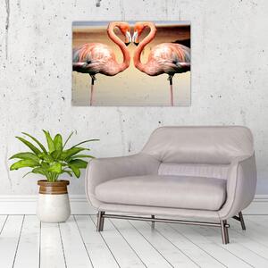 Kép - két flamingó (70x50 cm)