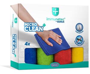 Bonus MicroCLEAN Plus Immunetec mikroszálas törlőkendő 4db (B785)