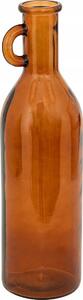 Jarrón Botella De Vidrio Yana Amber H50cm