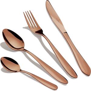 BerlingerHaus BH/2623A Monaco Collection Evőeszköz Készlet - Rose Gold, 24 db