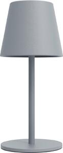 M-e modern-electronics LUNA-80 G Akkus asztali lámpa LED Fixen beépített LED-es 3 W Szürke (41435)