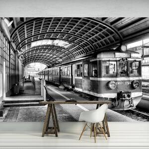 Fotótapéta - Vonat az állomáson (152,5x104 cm)
