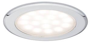Paulmann LED-es beépíthető lámpa, 2 részes készlet, 5 W, melegfehér, króm, (99920)