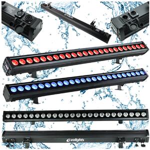 EVOLIGHTS GLAZE BAR 24x4W RGBW IP65 listwa oświetleniowa LED oświetlenie zewnętrzne sceniczne