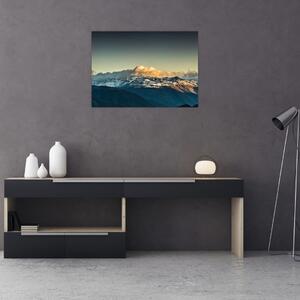 Kép - magas hegyek csúcsai (70x50 cm)
