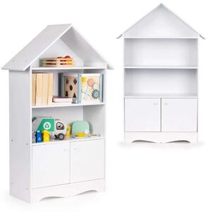 Könyvespolc szekrény, ház gyermekjátékok számára Ecotoys