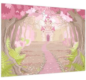 Kép - Utazás a rózsaszín királyságba (70x50 cm)